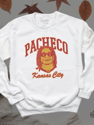 Kansas City Isiah Pacheco 10 Crewneck Sweatshirt Tshirt Hoodie Kc Isiah Pacheco Shirts Gifts For Fan Gift For Her Gift For Him Unique revetee 4