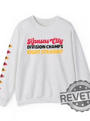 Kansas City Chiefs Division Champs Eight Straight Sweatshirt Tshirt Hoodie Kc Chiefs 8 Times Champs Chief Football Sweatshirt Gifts For Fan revetee 5