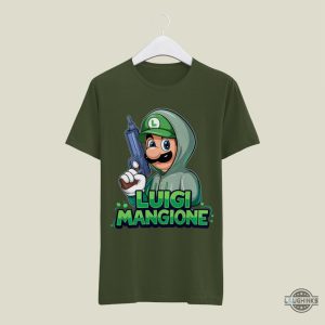 luigi mangione mario shirt funny