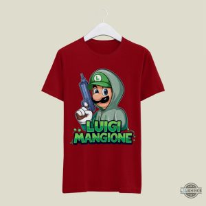 luigi mangione mario shirt funny