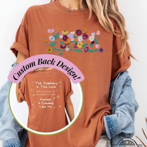 custom taylor swift eras tour piano flowers shirt