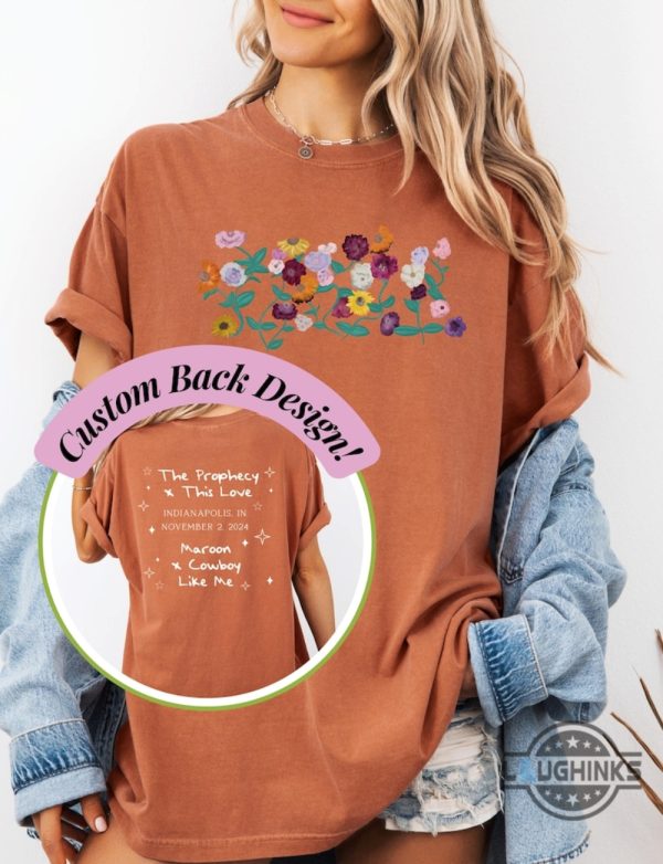 custom taylor swift eras tour piano flowers shirt