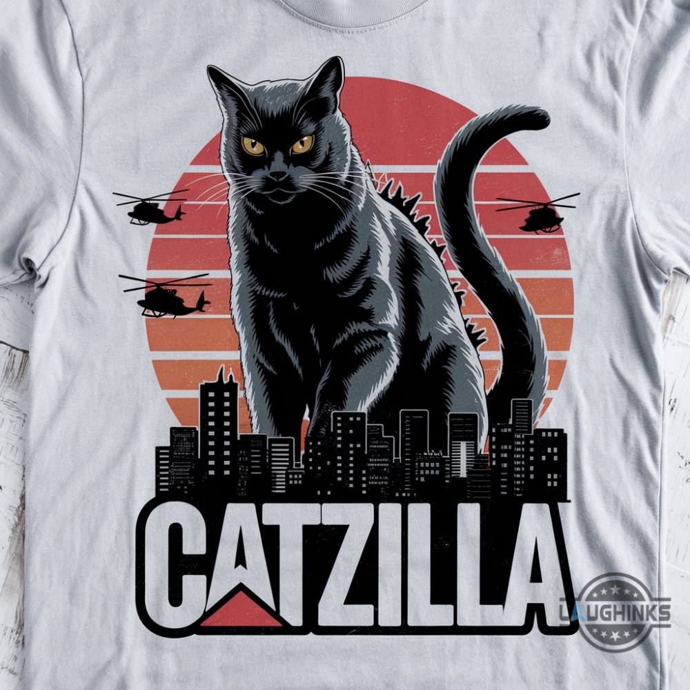 Catzilla T Shirt Sweatshirt Hoodie