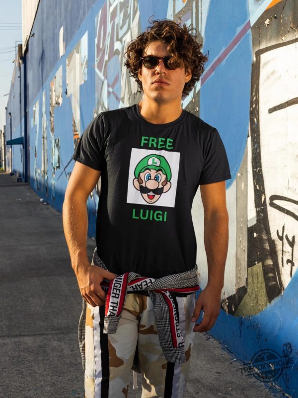 Free Luigi Mangione Shirt Bold And Supportive Tee For Luigi Fans trendingnowe 2