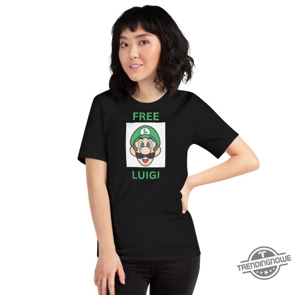 Free Luigi Mangione Shirt Bold And Supportive Tee For Luigi Fans trendingnowe 3