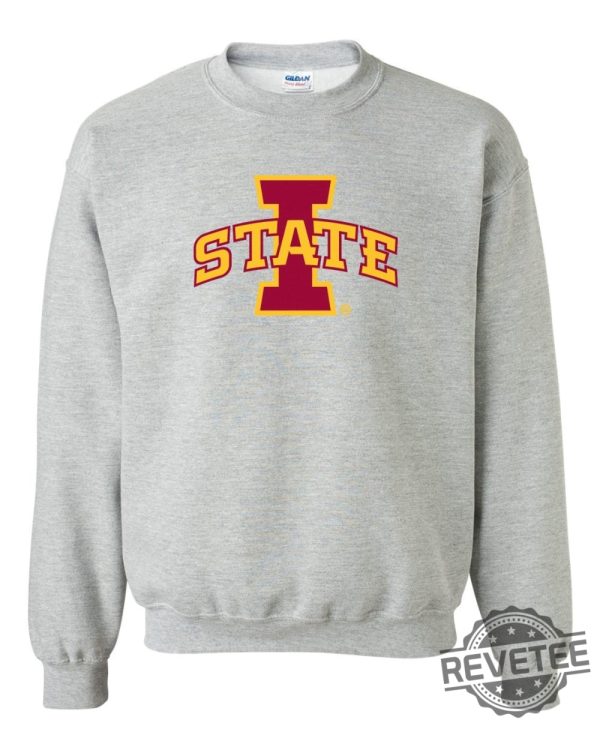 Iowa State Cyclones Football Logo Sweatshirt Hoodie Sweatshirt Isu Logo Sweatshirt I State Shirts Gifts For Him Gift For Her Unique revetee 1