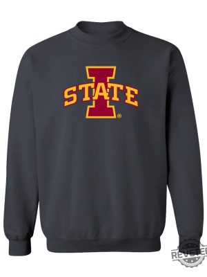 Iowa State Cyclones Football Logo Sweatshirt Hoodie Sweatshirt Isu Logo Sweatshirt I State Shirts Gifts For Him Gift For Her Unique revetee 2