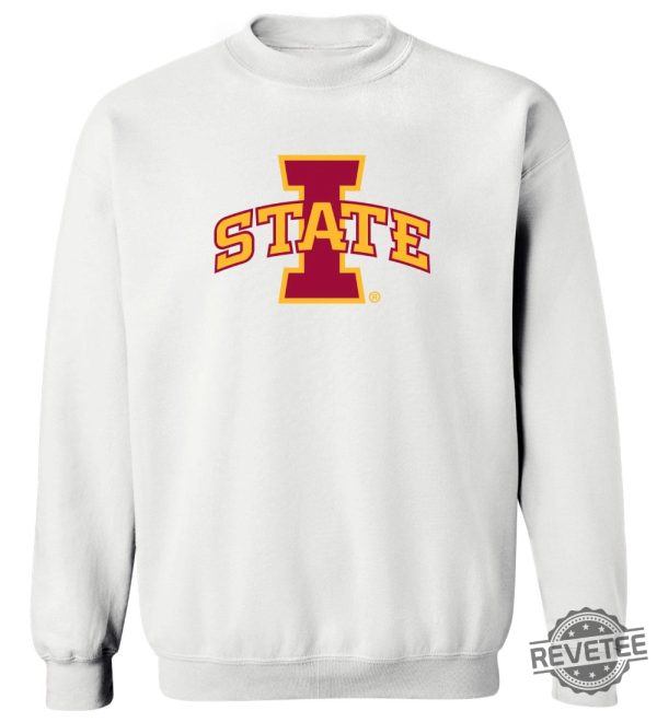 Iowa State Cyclones Football Logo Sweatshirt Hoodie Sweatshirt Isu Logo Sweatshirt I State Shirts Gifts For Him Gift For Her Unique revetee 3