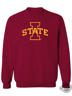 Iowa State Cyclones Football Logo Sweatshirt Hoodie Sweatshirt Isu Logo Sweatshirt I State Shirts Gifts For Him Gift For Her Unique revetee 4