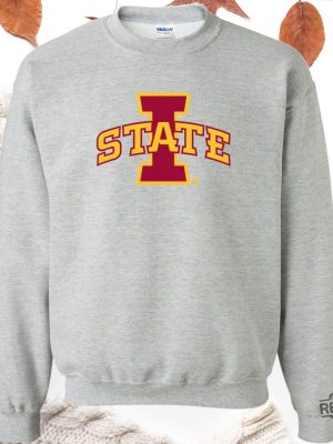 Iowa State Cyclones Football Logo Sweatshirt Hoodie Sweatshirt Isu Logo Sweatshirt I State Shirts Gifts For Him Gift For Her Unique revetee 5