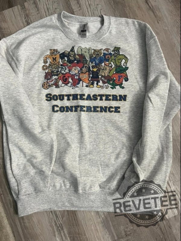 Southeastern Conference Sweatshirt College Football Hoodie T Shirt Tee Gift For Fan Gifts For Men Gift For Women Unique revetee 1