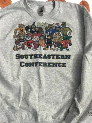 Southeastern Conference Sweatshirt College Football Hoodie T Shirt Tee Gift For Fan Gifts For Men Gift For Women Unique revetee 2