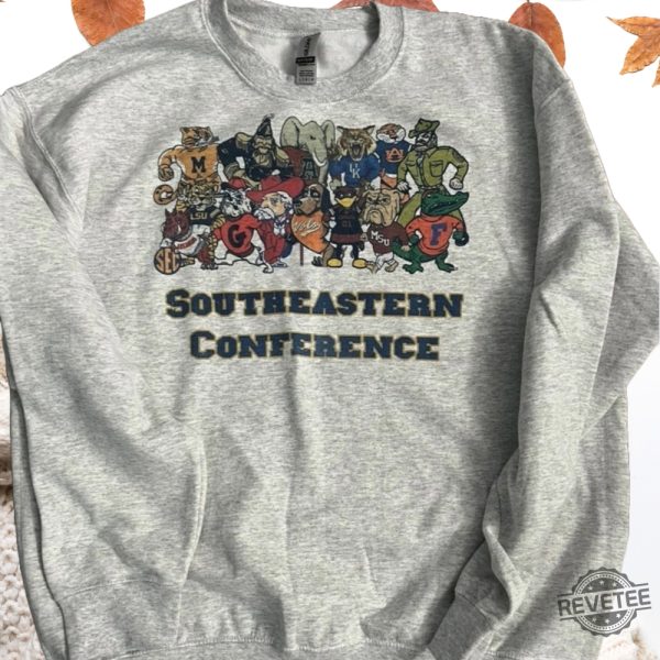 Southeastern Conference Sweatshirt College Football Hoodie T Shirt Tee Gift For Fan Gifts For Men Gift For Women Unique revetee 2