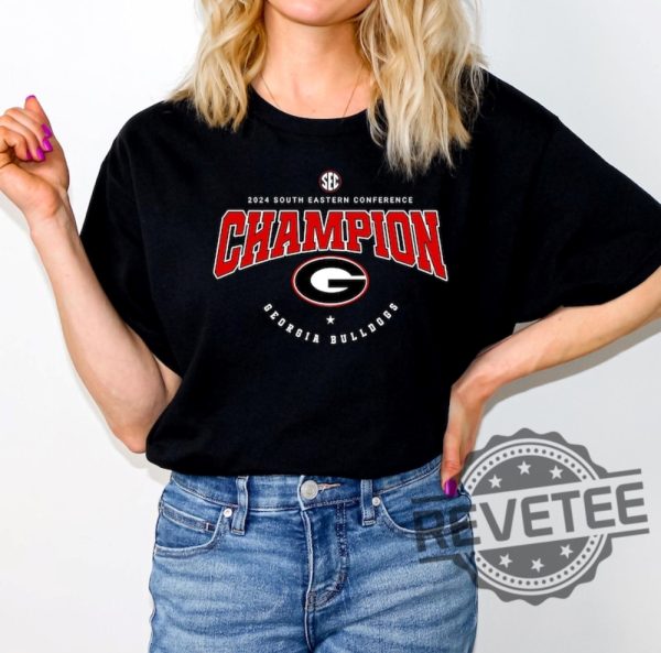 2024 Southeastern Conference Georgia Bulldogs Sec Champions Tee Shirt Hoodie Sweatshirt Tee Gifts For Fan Gift For Georgia Bulldogs Fan Unique revetee 1