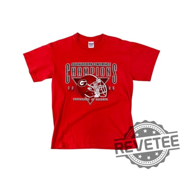 Vintage Southeastern Conference Champions Georgia Bulldogs Uga Sec Champs T Shirt Hoodie Sweatshirt Tee Gifts For Fan Gifts For Dad Son Unisex revetee 2