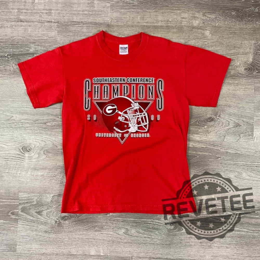 Vintage Southeastern Conference Champions Georgia Bulldogs UGA SEC Champs T Shirt Hoodie Sweatshirt Tee Gifts For Fan Gifts For Dad Son Unisex