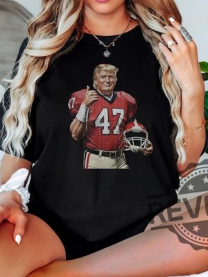 Donald Trump 47 Georgia Bulldogs Shirt Hoodie Sweatshirt Tee Gift For Fan Ga Bulldogs Donald Trump Football Shirts Gifts For Dad Son Unisex revetee 2