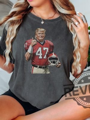 Donald Trump 47 Georgia Bulldogs Shirt Hoodie Sweatshirt Tee Gift For Fan Ga Bulldogs Donald Trump Football Shirts Gifts For Dad Son Unisex revetee 5