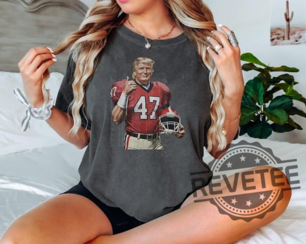 Donald Trump 47 Georgia Bulldogs Shirt Hoodie Sweatshirt Tee Gift For Fan Ga Bulldogs Donald Trump Football Shirts Gifts For Dad Son Unisex revetee 5