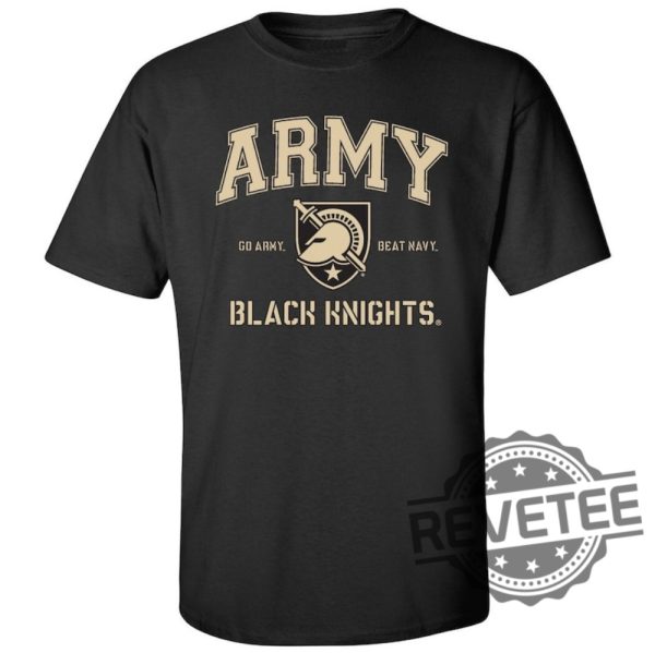 Army Black Knights Football Logo Tshirt Hoodie Sweatshirt United States Military Academy Apparel Gift For Him Gifts For Fan Unique Vintage revetee 3