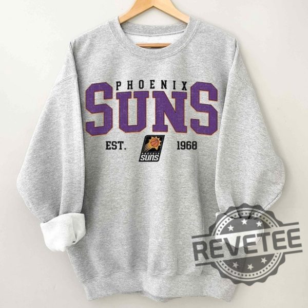 Vintage 90S Phoenix Suns Shirt Crewneck Sweatshirt Hoodie Retro For Women And Men Basketball Christmas Gifts For Fan revetee 5