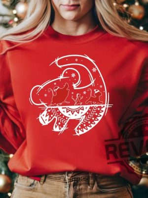 The Lion King Santa Simba Timon Pumbaa Christmas Shirt Hoodie Sweatshirt Disney Hakuna Matata Xmas Tee Gifts Very Merry Xmas Tshirt Unique revetee 5