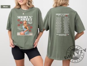 Short N Sweet Live On Tour Tshirt Performing By Sabrina Carpenter Sweatshirt Short N Sweet 2024 Tour Hoodie Fan Gift giftyzy 3