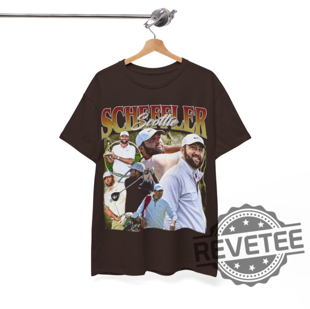Vintage Scottie Scheffler Shirt Hoodie Sweatshirt Retro Bootleg Scottie Scheffler Tshirt Gift For Women Man Gifts For Scottie Scheffler Fan Unique revetee 2