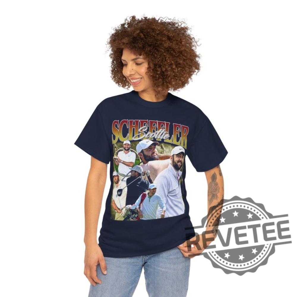 Vintage Scottie Scheffler Shirt Hoodie Sweatshirt Retro Bootleg Scottie Scheffler TShirt Gift For Women Man Gifts For Scottie Scheffler Fan Unique