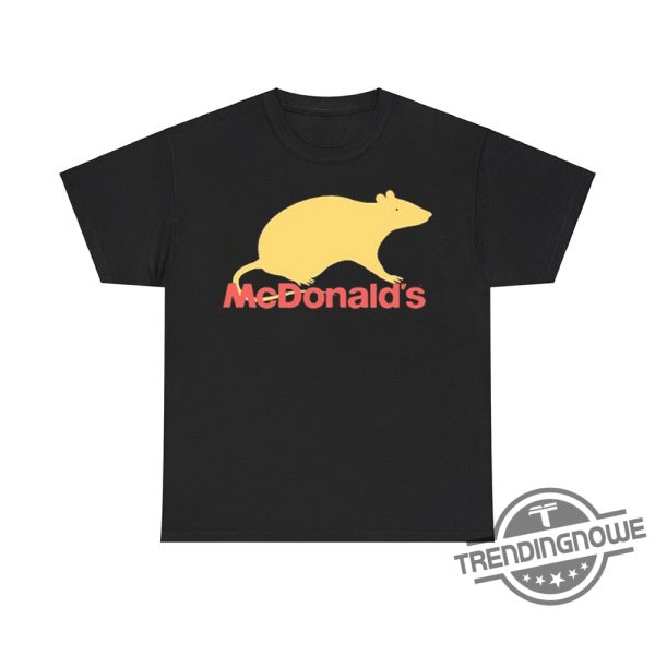 Mcdonalds Rat Shirt Funny And Quirky Tee For Fast Food Fans trendingnowe 1