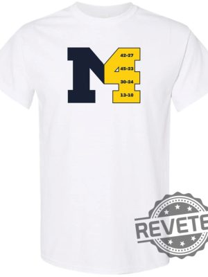 Michigan Wolverines Football Four Alarm Fire T Shirt Hoodie Sweatshirt Gifts For Fans Celebrate The 4Th Straight Victory Over The Buckeyes Unique revetee 1