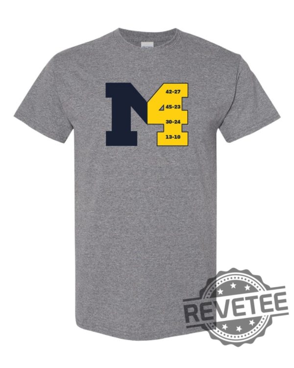 Michigan Wolverines Football Four Alarm Fire T Shirt Hoodie Sweatshirt Gifts For Fans Celebrate The 4Th Straight Victory Over The Buckeyes Unique revetee 2