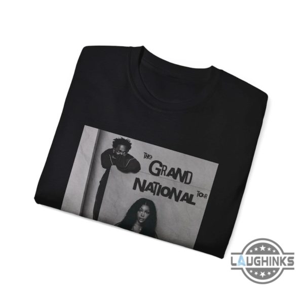 kendrick lamar and sza grand national tour shirt not like us ctrl tour vintage graphic tee laughinks 1