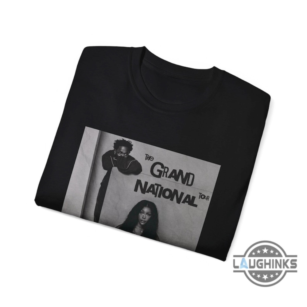 Kendrick Lamar And Sza Grand National Tour Shirt Not Like Us Ctrl Tour Vintage Graphic Tee