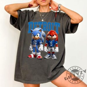 Sonic And Knuckles Detroit Shirt Family Sonic Knuckles Detroit Football Tshirt Gibbs And Montgomery Hoodie Jahmyr Gibbs David Sweatshirt giftyzy 3