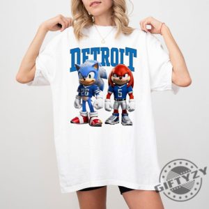 Sonic And Knuckles Detroit Shirt Family Sonic Knuckles Detroit Football Tshirt Gibbs And Montgomery Hoodie Jahmyr Gibbs David Sweatshirt giftyzy 4