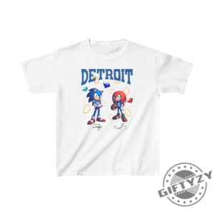 Detroit Gibbs And Montgomery Sonic And Knuckles Tee Graphic Design Lions Sweatshirt Detroit Football Clothing For Children Hoodie Lion Fans Gift giftyzy 3