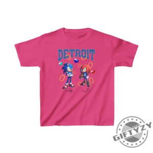 Detroit Gibbs And Montgomery Sonic And Knuckles Tee Graphic Design Lions Sweatshirt Detroit Football Clothing For Children Hoodie Lion Fans Gift giftyzy 4