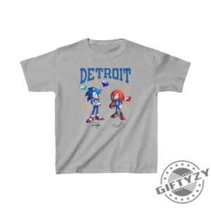 Detroit Gibbs And Montgomery Sonic And Knuckles Tee Graphic Design Lions Sweatshirt Detroit Football Clothing For Children Hoodie Lion Fans Gift giftyzy 7