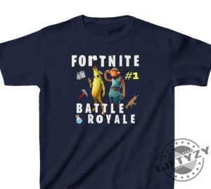 Kids Gamer Fortnite Battle Royal Graphic Tee giftyzy 3