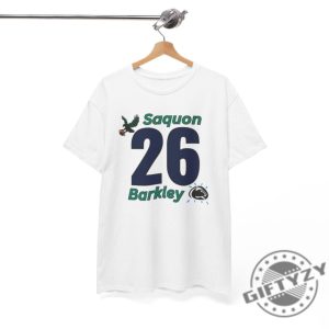 Saquon Barkley Eagles X Penn State Custom Tshirt Nfl Gear Hoodie Philadelphia Eagles Sweatshirt Philly Sports Psu Nittany Lions Gift giftyzy 5