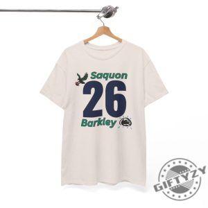 Saquon Barkley Eagles X Penn State Custom Tshirt Nfl Gear Hoodie Philadelphia Eagles Sweatshirt Philly Sports Psu Nittany Lions Gift giftyzy 7