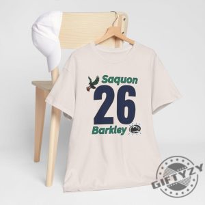 Saquon Barkley Eagles X Penn State Custom Tshirt Nfl Gear Hoodie Philadelphia Eagles Sweatshirt Philly Sports Psu Nittany Lions Gift giftyzy 8