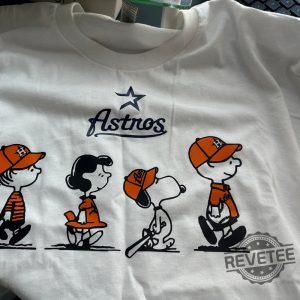 Houston Astros Peanuts Snoopy Lucy Charlie Brown Shirt Sweatshirt Hoodie Gifts For Fan Men Women Daughter Son Dad Mom Unique Tee Gift revetee 1