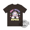 Deny Defend Depose Unicorn Funny Shirt Tshirt Hoodie Sweatshirt Nyc Political Activist Universal Healthcare Tee Gift For Friend Men Women Unique revetee 1