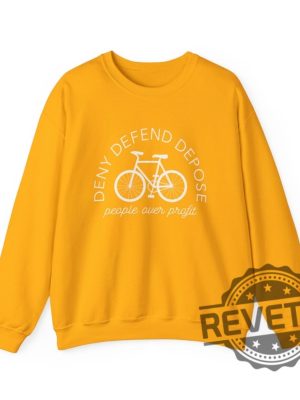 Deny Defend Depose People Over Profit Unisex Crewneck Sweatshirt T Shirt Hoodie Tee Gifts For Men Women Unique revetee 6