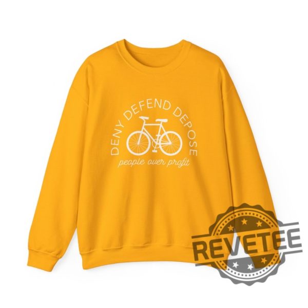 Deny Defend Depose People Over Profit Unisex Crewneck Sweatshirt T Shirt Hoodie Tee Gifts For Men Women Unique revetee 6