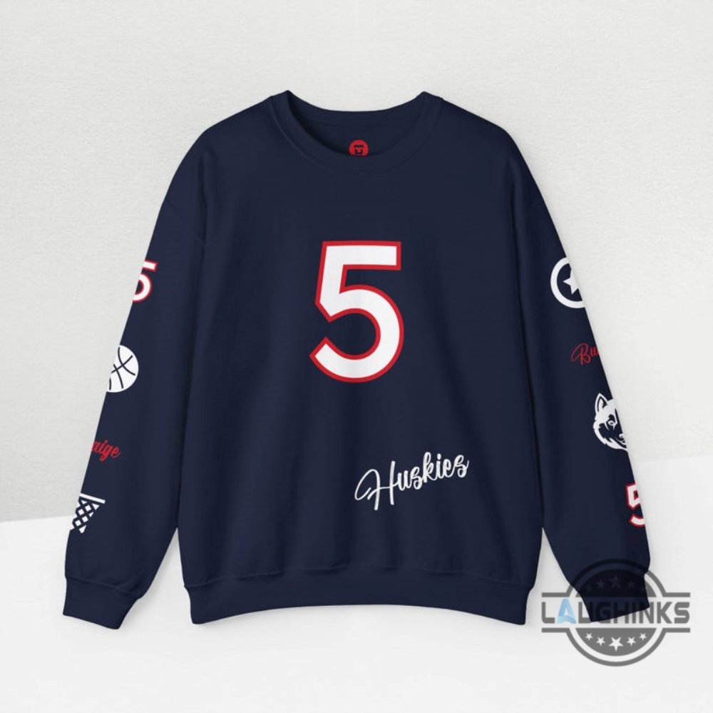 Paige Bueckers Sweatshirt T Shirt Hoodie Number 5 Uconn Huskies College Basketball Fan Gift