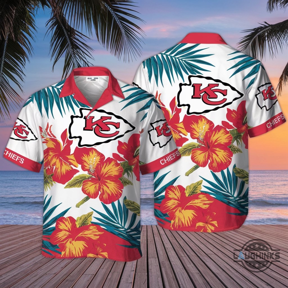 Kansas City Chiefs Tropical Floral 2024 Hawaiian Shirt