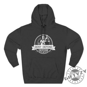 Deny Defend Depose Hoodie Movie Quote Sweatshirt Fight Club Inspired Apparel Unique Tshirt giftyzy 2